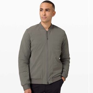 Lululemon Intermission Bomber Grey Sage L